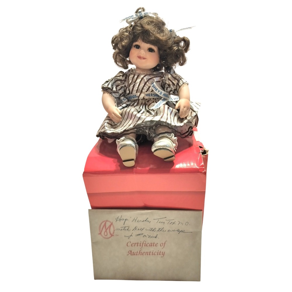 VTG Marie Osmond HERSHEY'S HUGS Tiny Tot Doll C3898 w Box & COA 2006